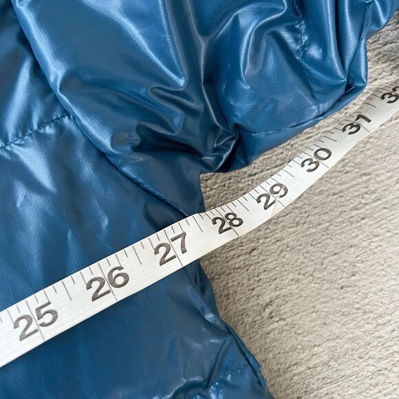 Nike Sportswear Down Puffer Jacket Blue Green Women’s XL Warm Winter Coat - Picture 3 of 6